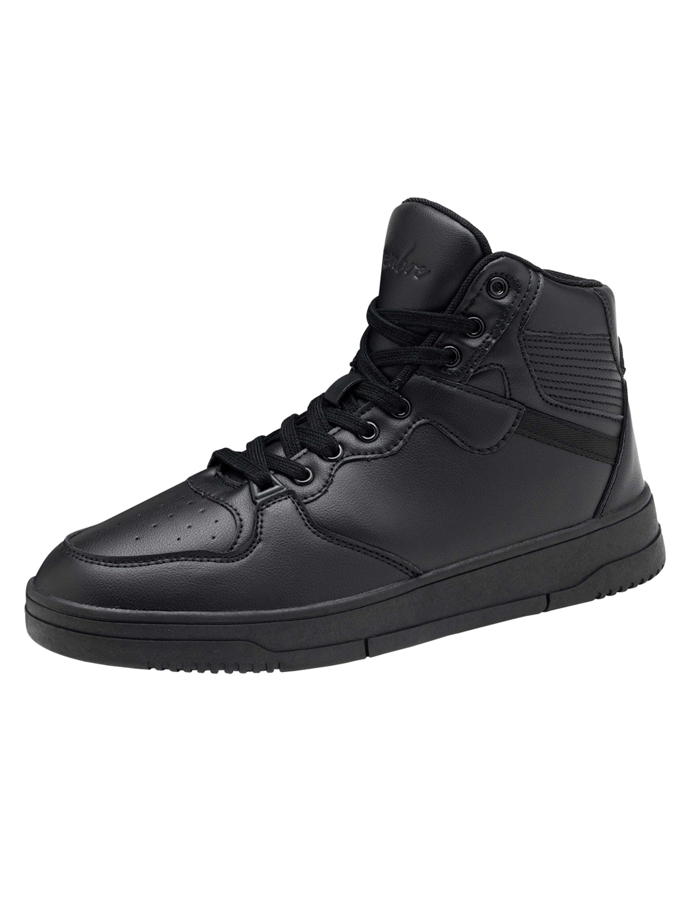 Ombre Sneakers hoog 'Fosh-0139' in Zwart: voorkant