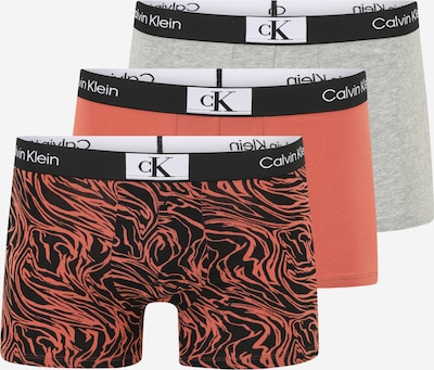 Calvin Klein Underwear Boxerky - kaštanově hnědá / šedá / černá / bílá, Produkt