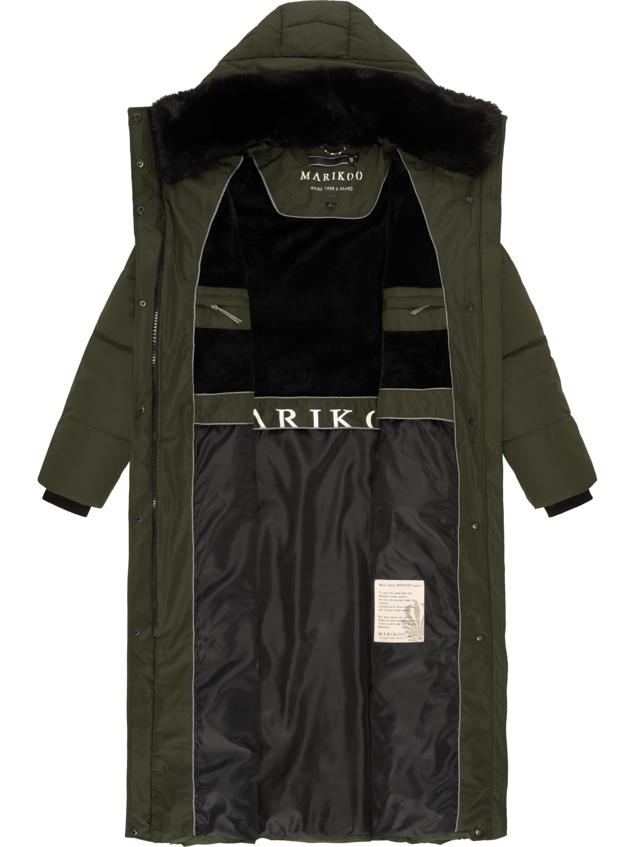Manteau d’hiver 'Hingucker XIV-1' MARIKOO en vert