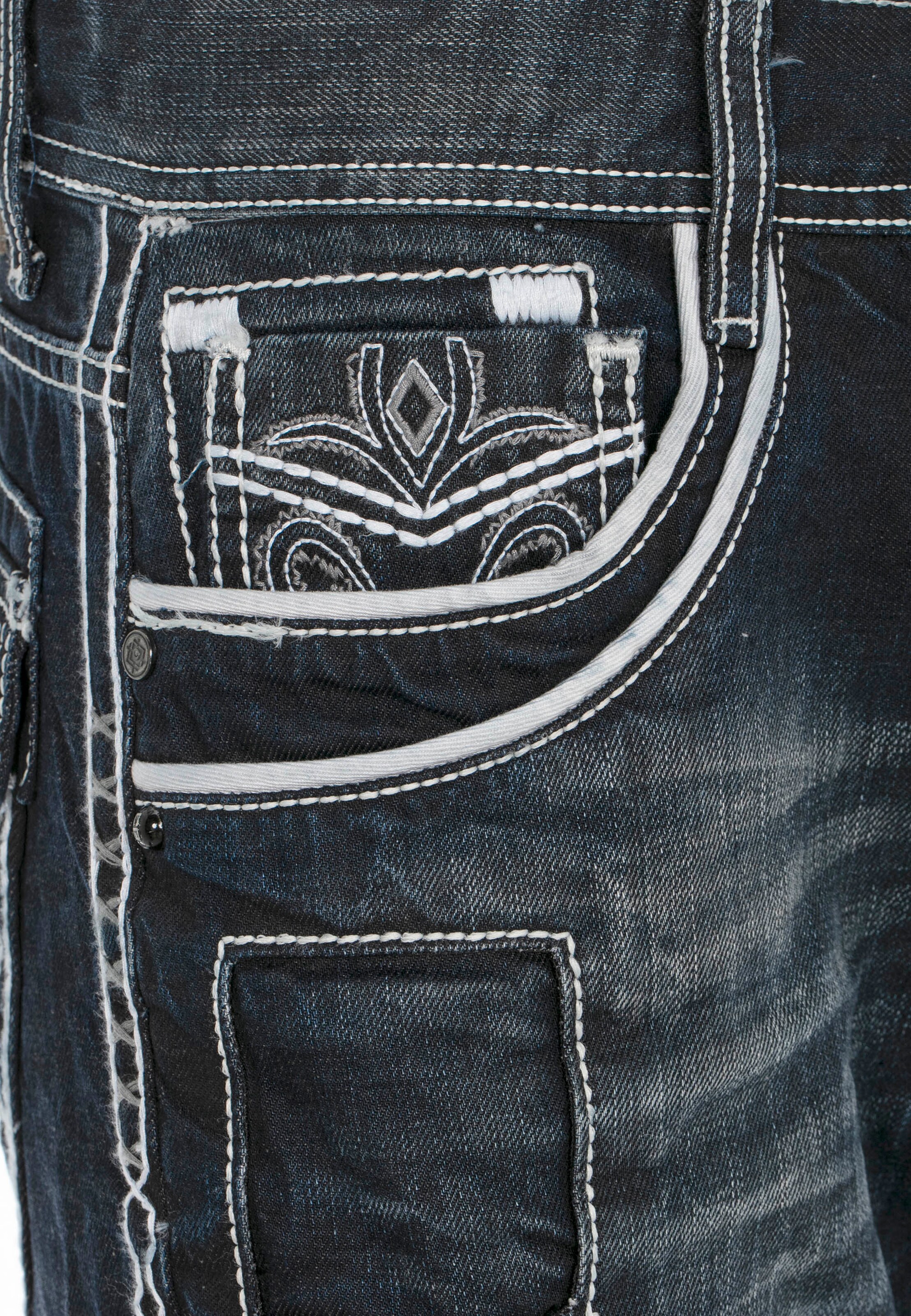 CIPO & BAXX Regular Jeans in Blauw