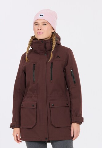 Whistler Winterparka 'Wander' in Bruin: voorkant