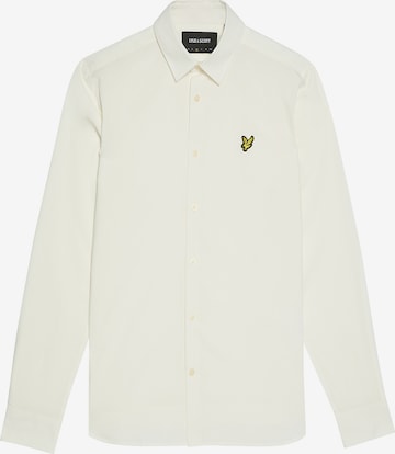 Chemise ' Bamboo' Lyle & Scott en blanc : devant