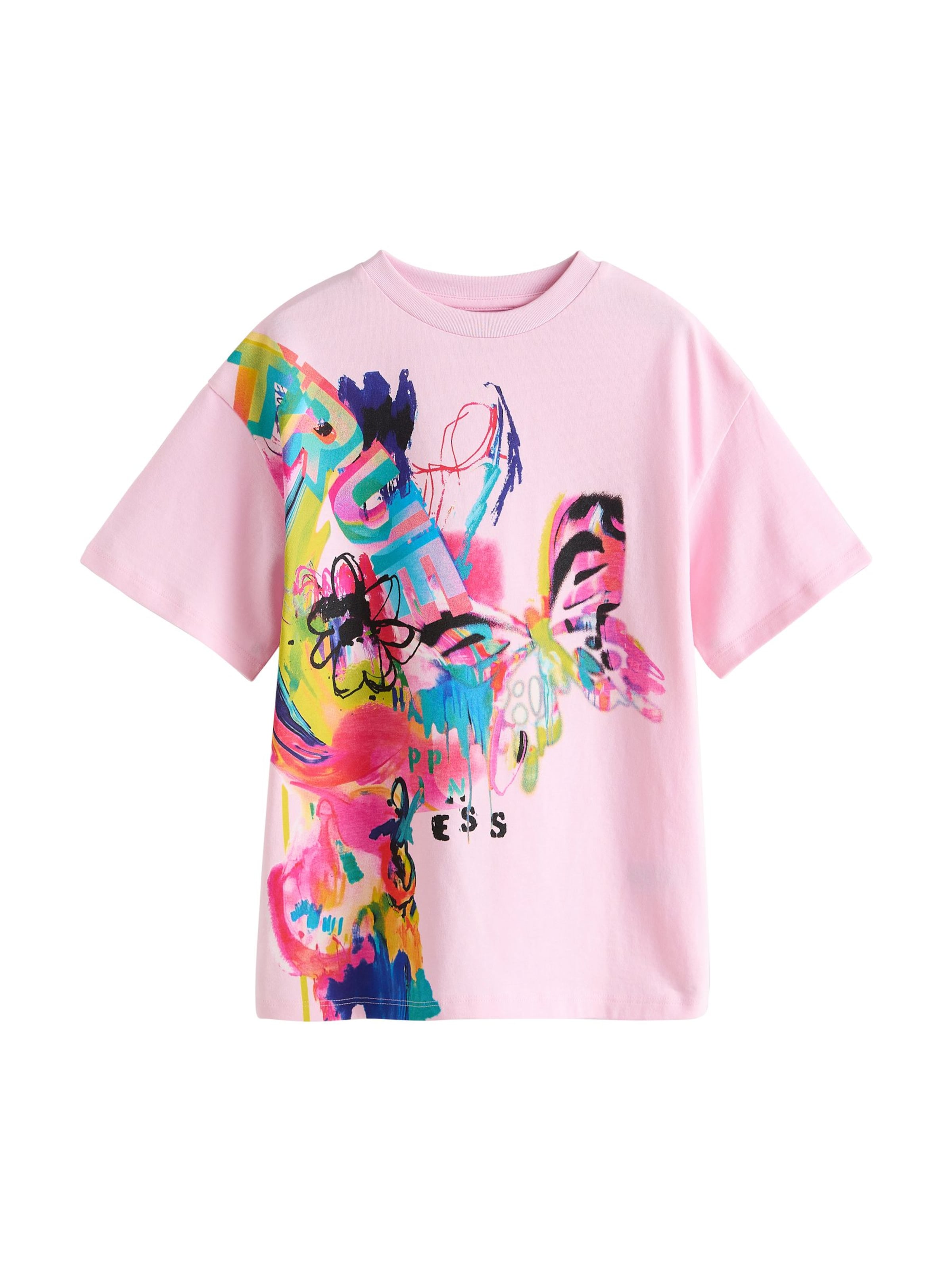 Next Tričko – pink: přední strana
