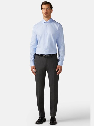Boggi Milano Regular Fit Hemd in Blau