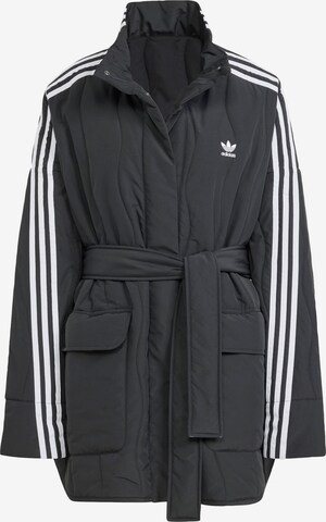 ADIDAS ORIGINALSPrijelazna jakna 'Adilenium' - crna boja: prednji dio