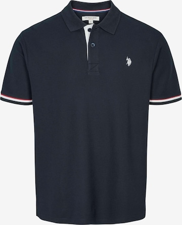 U.S. POLO ASSN. Button Up Shirt ' UMMeo ' in Blue: front