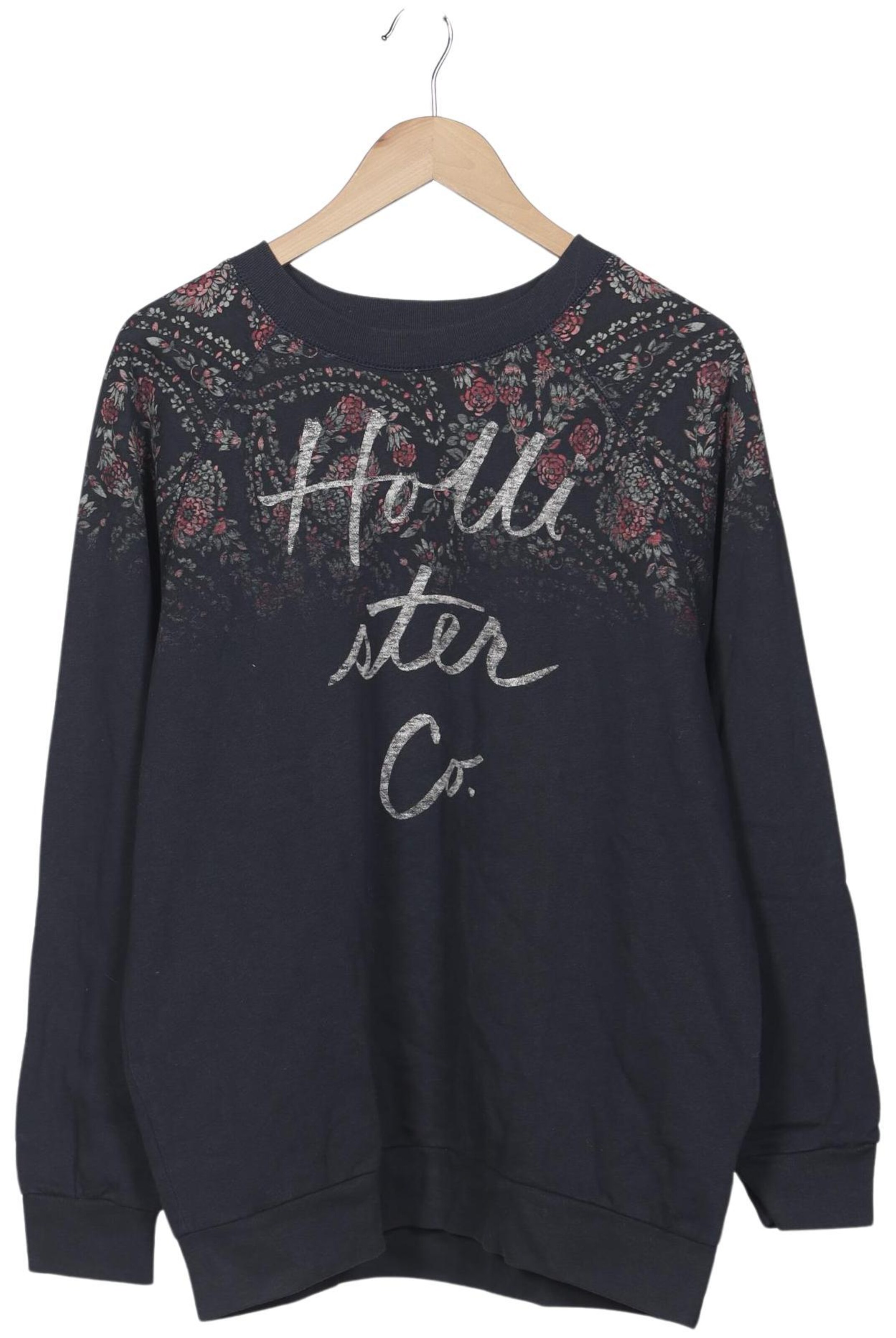 HOLLISTER Sweatshirt & Zip-Up Hoodie in L in Blue: front