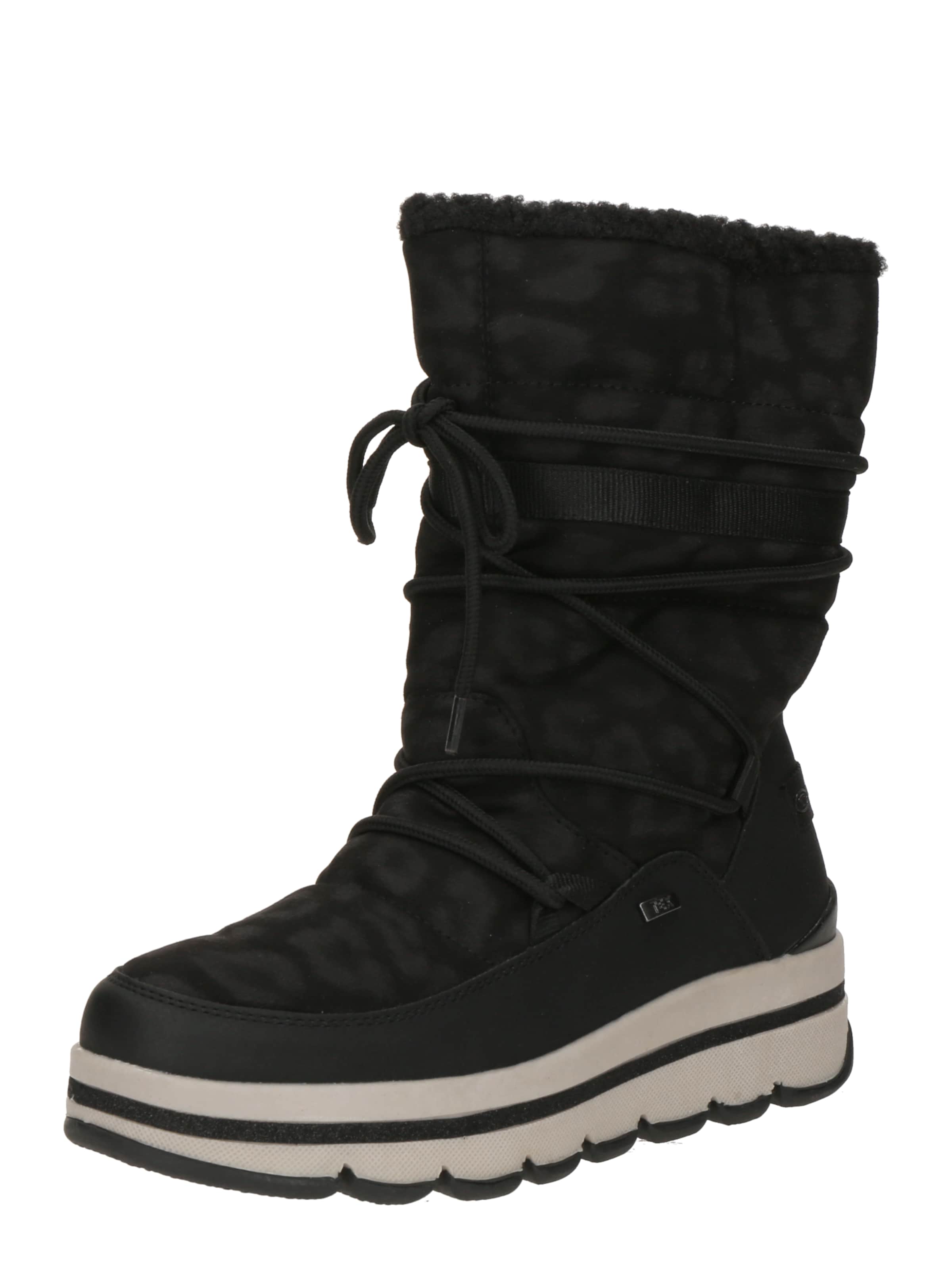 Bottes TOM TAILOR en noir : devant