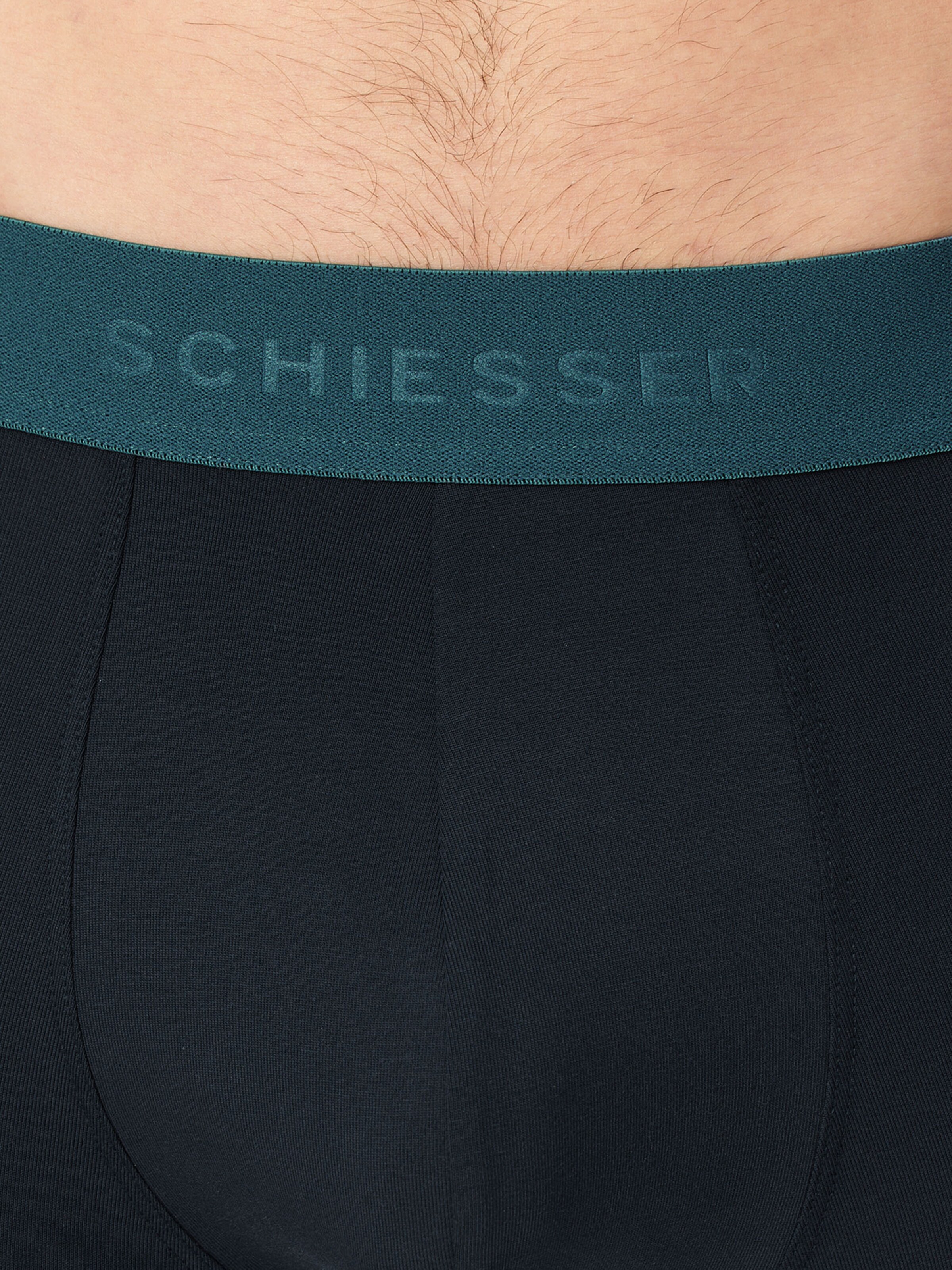 SCHIESSER - Calzoncillo boxer ' 95/5 Organic Cotton ' en azul