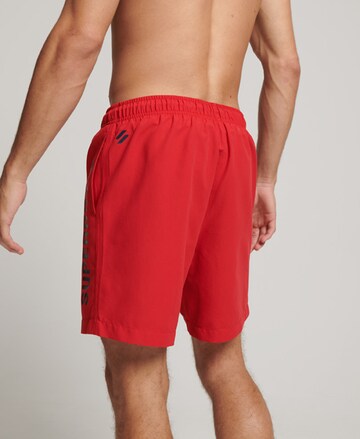Superdry Zwemshorts in Rood