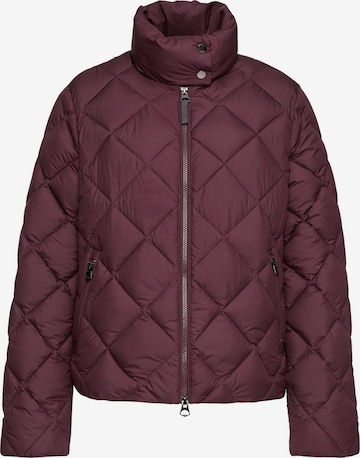 MANISA Between-season jacket 'Steppjacke' in Purple: front