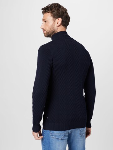 Kronstadt Knit cardigan 'Carlo' in Blue