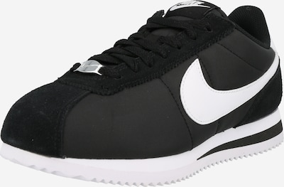 Nike Sportswear Zemie brīvā laika apavi 'CORTEZ', krāsa - melns / balts, Preces skats