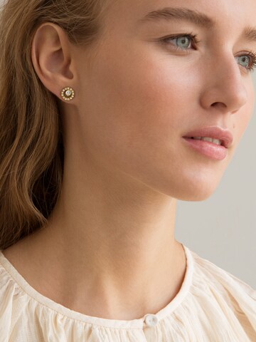 day berlin Earrings 'Stone' in Gold