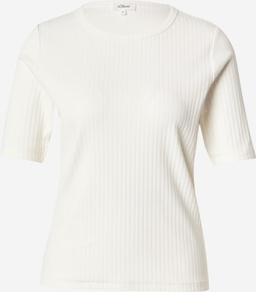 s.Oliver Shirt in Beige: Vorderseite