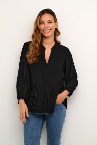 CULTURE Blouse in Zwart: voorkant