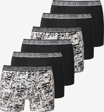 SCHIESSER Alsónadrág - fekete: elől