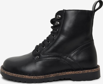 BIRKENSTOCK - Botines con cordones 'Bryson' en negro: frente