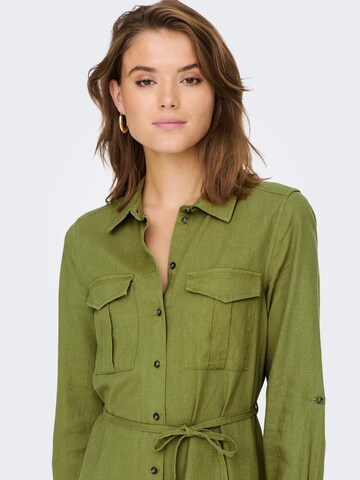 ONLY Рокля тип риза 'Caro' в зелено