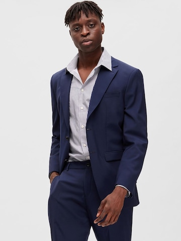 SELECTED HOMME Regular fit Colbert in Blauw