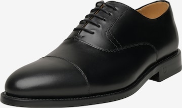 Henry Stevens Lace-Up Shoes 'Marshall CO' in Black: front