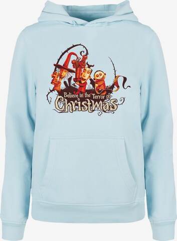 ABSOLUTE CULT Sweatshirt 'The Nightmare Before Christmas - Christmas Terror' in Blau: predná strana