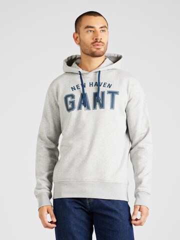 GANT Sweatshirt in Grijs: voorkant