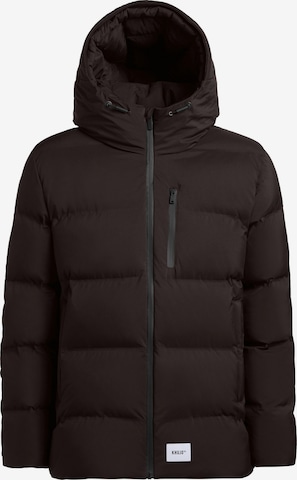 khujo Winterjas 'Silas4' in Bruin: voorkant