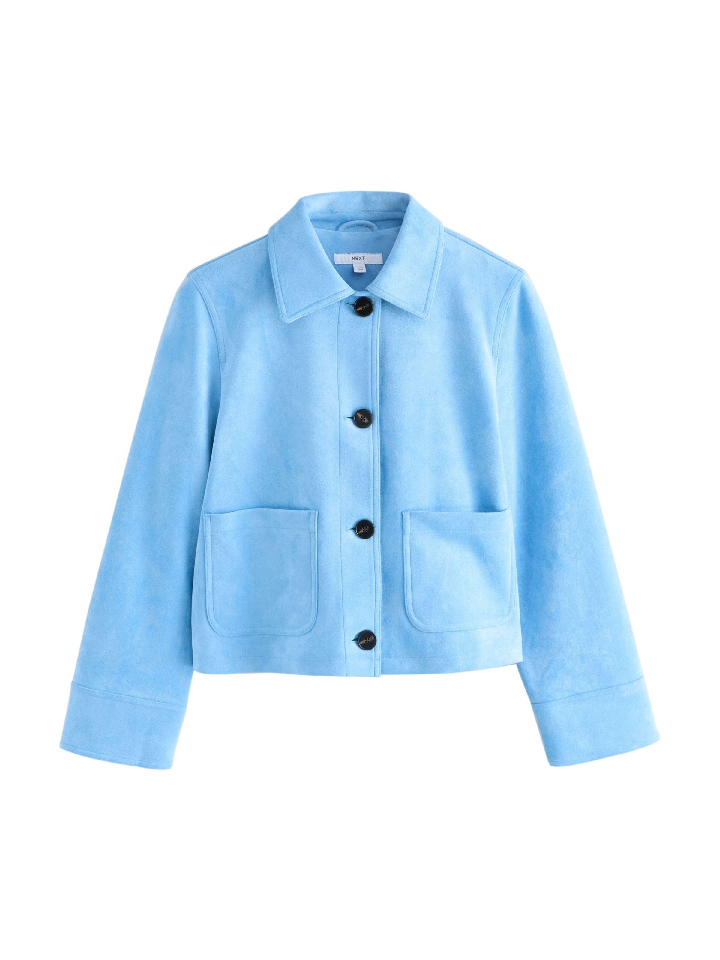 Next Jacke in Blau: Vorderseite