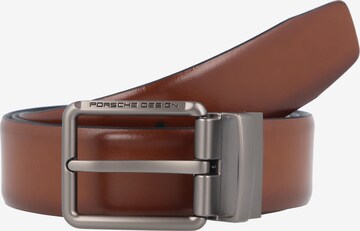 Ceinture Porsche Design en marron : devant