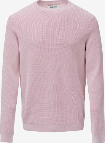Salsa Jeans Trui in Roze: voorkant