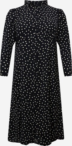 Abito camicia di Dorothy Perkins Curve in nero: frontale