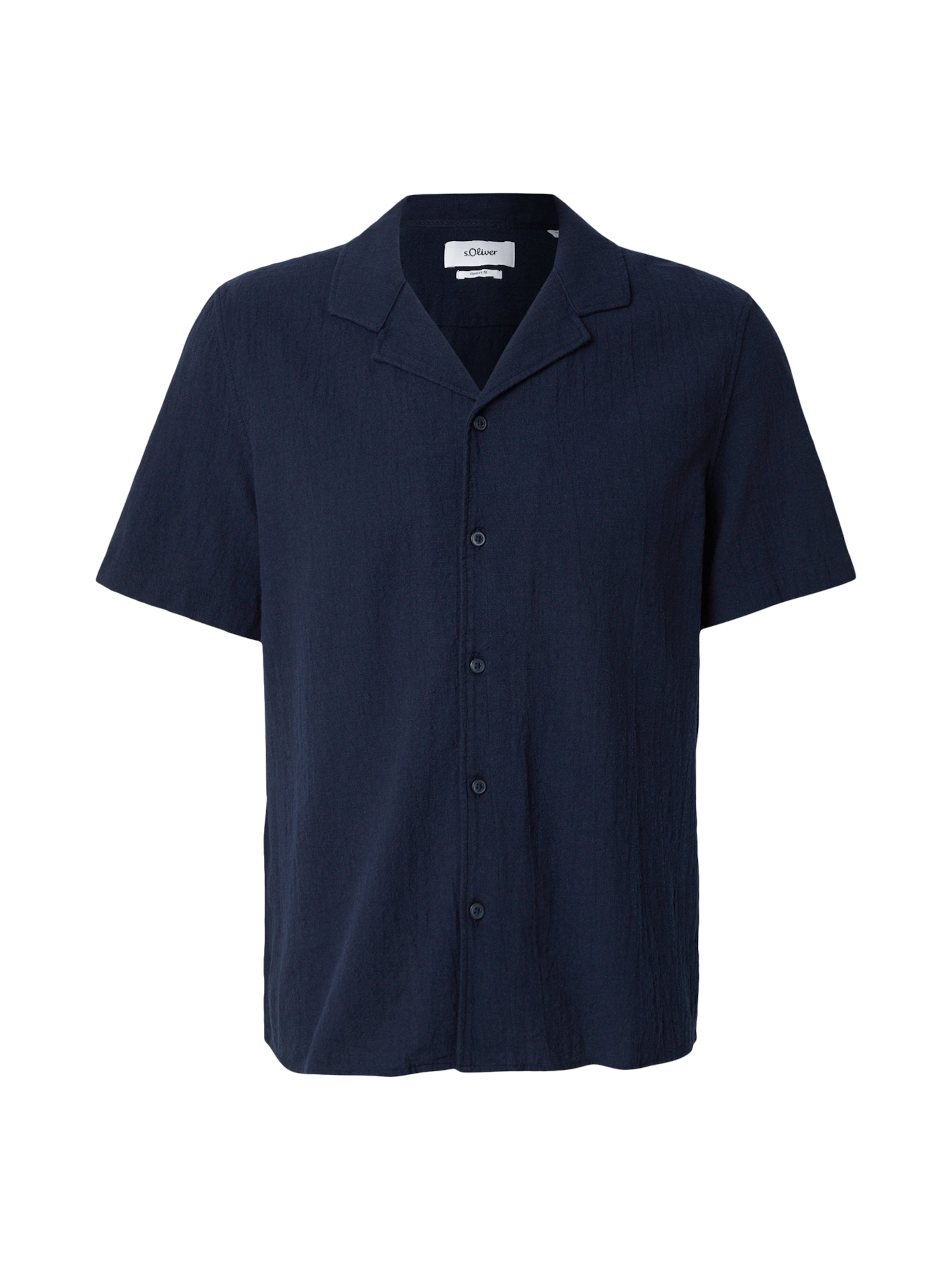 s.Oliver Overhemd in Blauw: voorkant