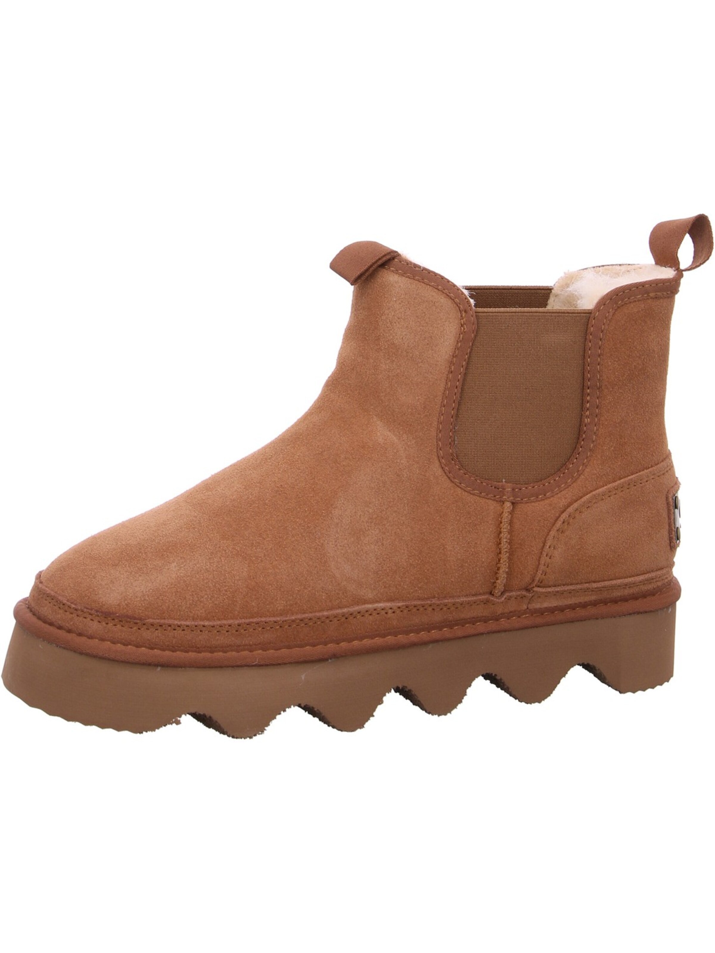 OOG Lace-Up Boots 'OOG Winterstiefel Braun' in Brown: front