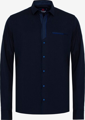 CIPO & BAXX Regular fit Overhemd 'Mills' in Blauw: voorkant