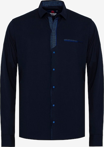 CIPO & BAXX Regular fit Overhemd 'Mills' in Blauw: voorkant