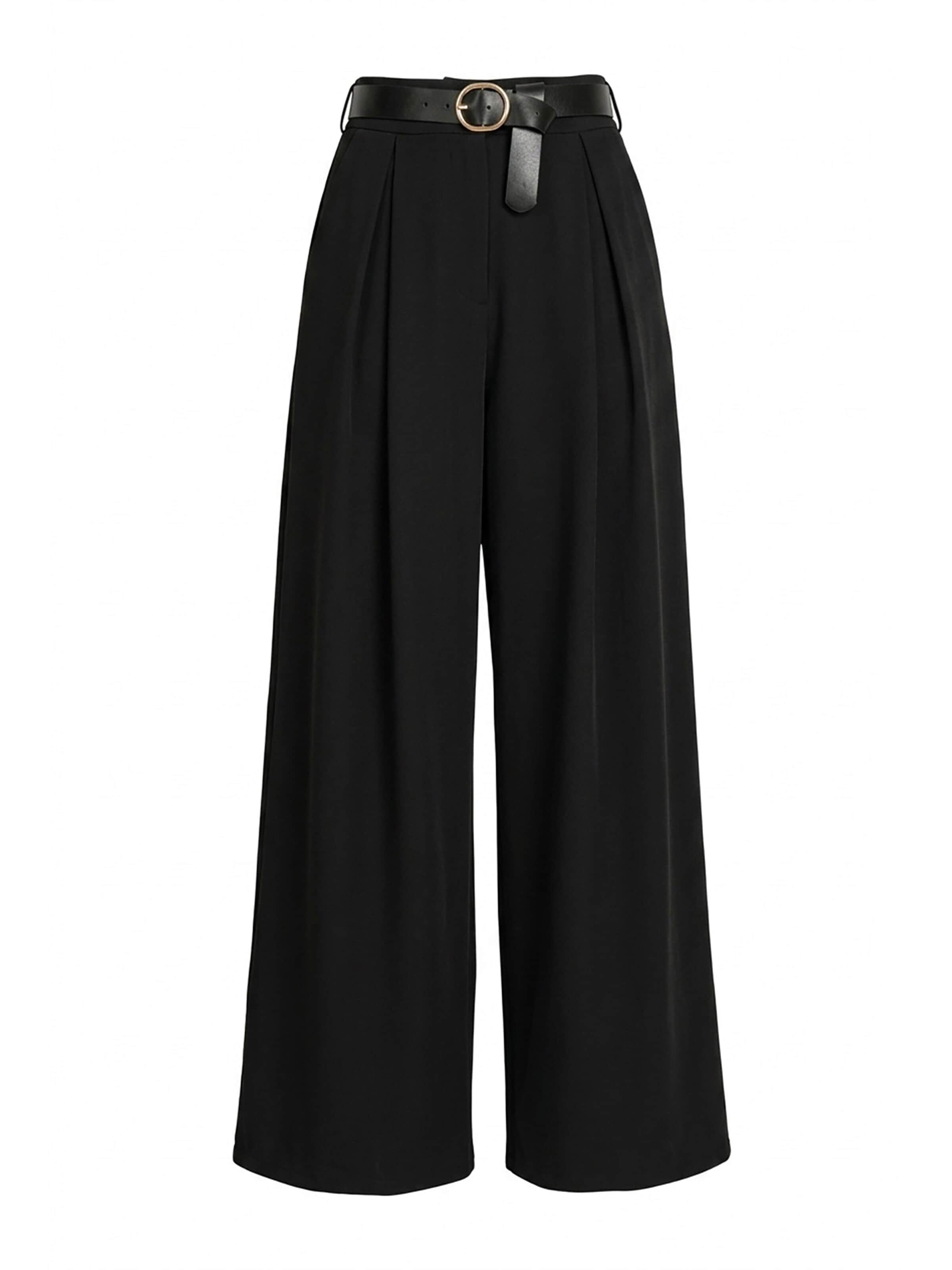 Pantaloni 'M1134' di Figl in nero: frontale