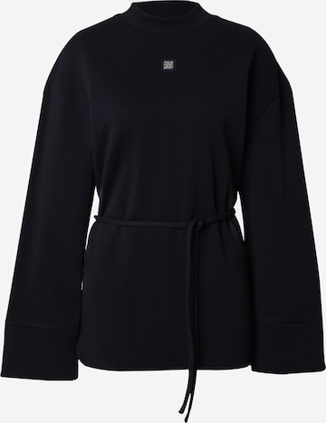 HUGO Red - Sweatshirt 'Degonie' em preto: frente