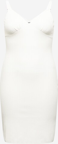 GLAMOROUS CURVE Dress in White: front