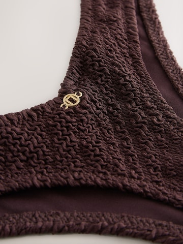 Next - Cueca biquíni em castanho