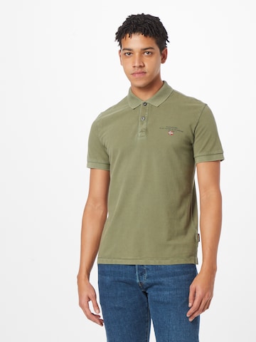 NAPAPIJRI Poloshirt 'ELBAS' in Grün: Vorderseite