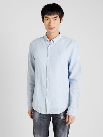 HOLLISTER Regular fit Button Up Shirt in Blue: front