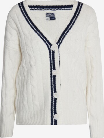 Cardigan DreiMaster Maritim en blanc : devant