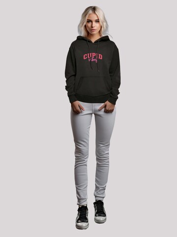 F4NT4STIC Sweatshirt 'Cupid Vibes Valentinstag Amor' in Schwarz