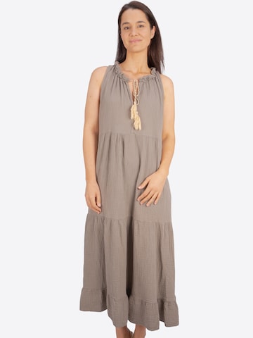 Robe d’été 'Viola' Seasons of April en marron : devant