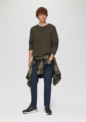 QS Pullover in Grün