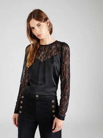 GUESS Blouse 'EMILIA' in Zwart: voorkant