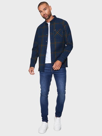 Threadbare Regular Fit Hemd 'Franco' in Blau