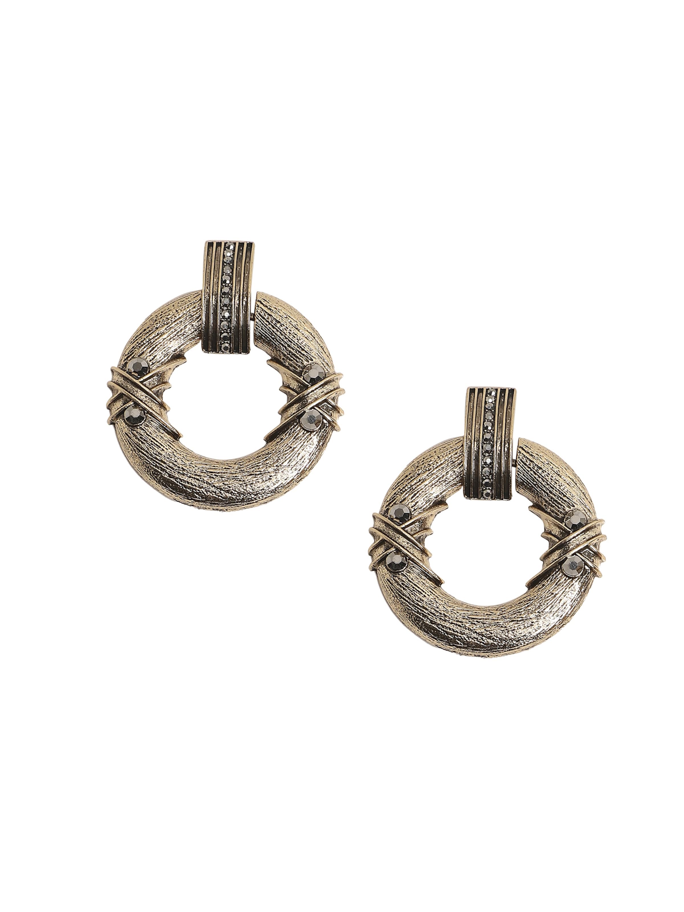 SOHI Kõrvarõngas ' Kolour ', värv Kuld: eest vaates