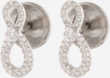 sidabrinė Swarovski Auskarai: priekis